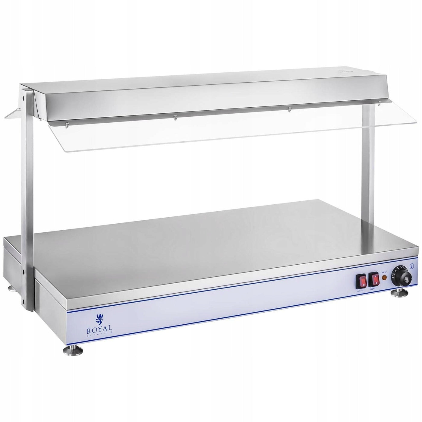 HEATING PLATE TRAY 120 x 50 cm WITH 4 LAMPS 110st Brand Royal Catering