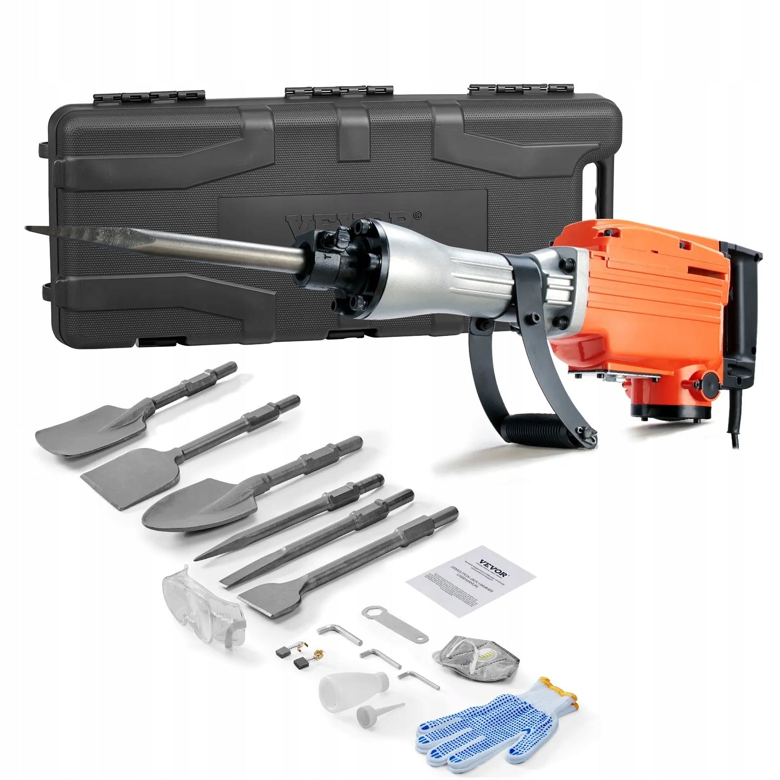 HEAVY DUTY CONCRETE DEMOLITION HAMMER 2200W ELECTRIC HAMMER