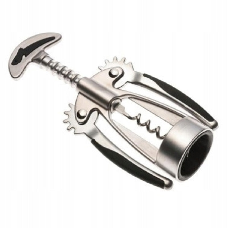 HEAVY WINE CORKSCREW MANUAL METAL BOTTLE OPENER STAINLESS STEEL. Manufacturer code Korkociąg do wina otwieracz do butelek