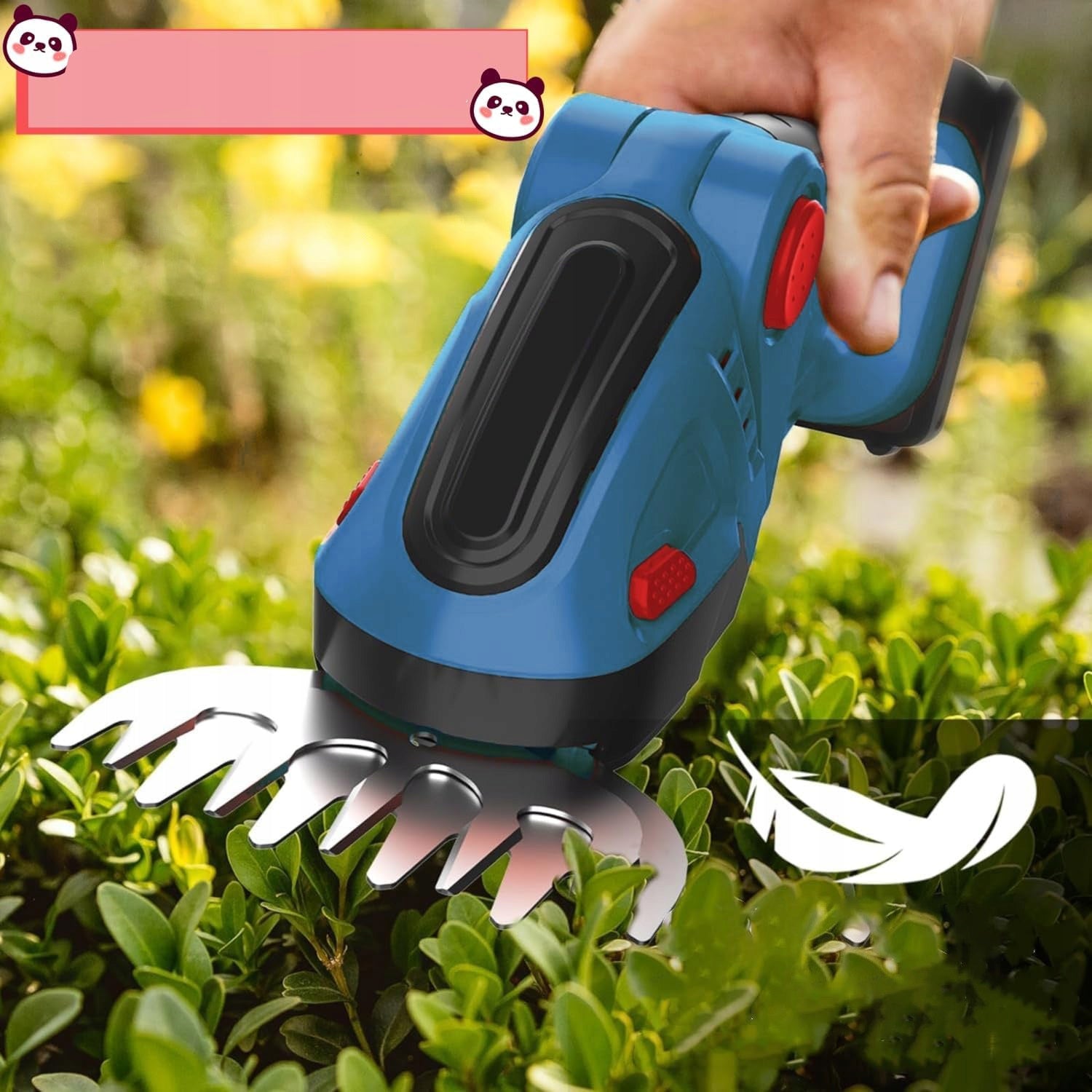 HEDGE GRASS SHEARS CORDLESS SHRUB PRUNER HIGH QUALITY Brand Bedee