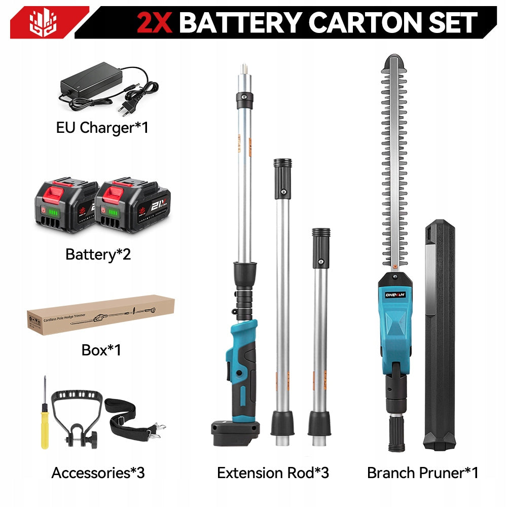 HEDGE TRIMMER BOOM ELECTRIC CORDLESS 270CM 2AKU Brand no brand