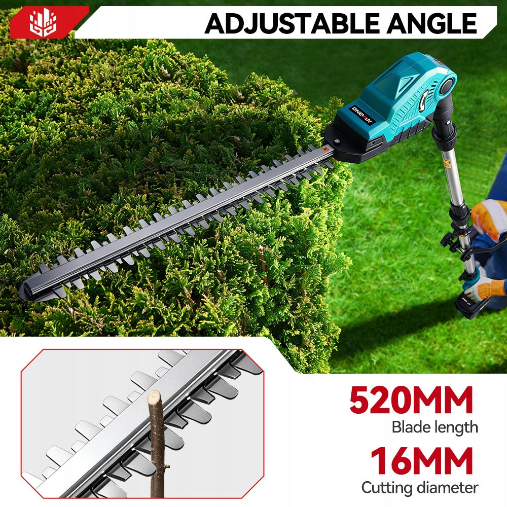 HEDGE TRIMMER BOOM ELECTRIC CORDLESS 270CM 2AKU Product weight with unit packaging 5.15 kg