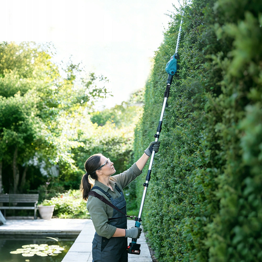 HEDGE TRIMMER BOOM ELECTRIC CORDLESS 270CM 2AKU Working length 48 cm