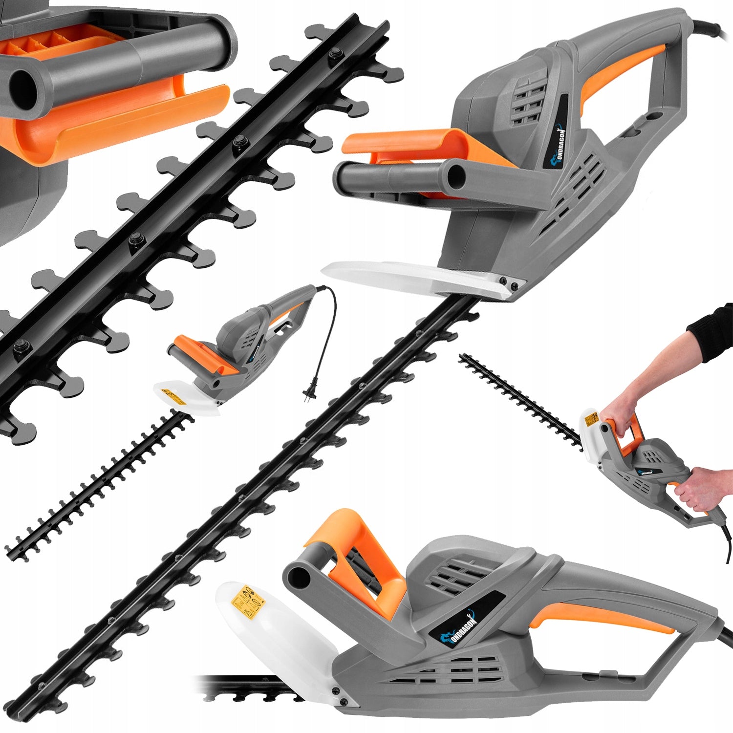 HEDGE TRIMMER ELECTRIC CUTTING BRANCH TRIMMING SHARP 45CM 1500W
