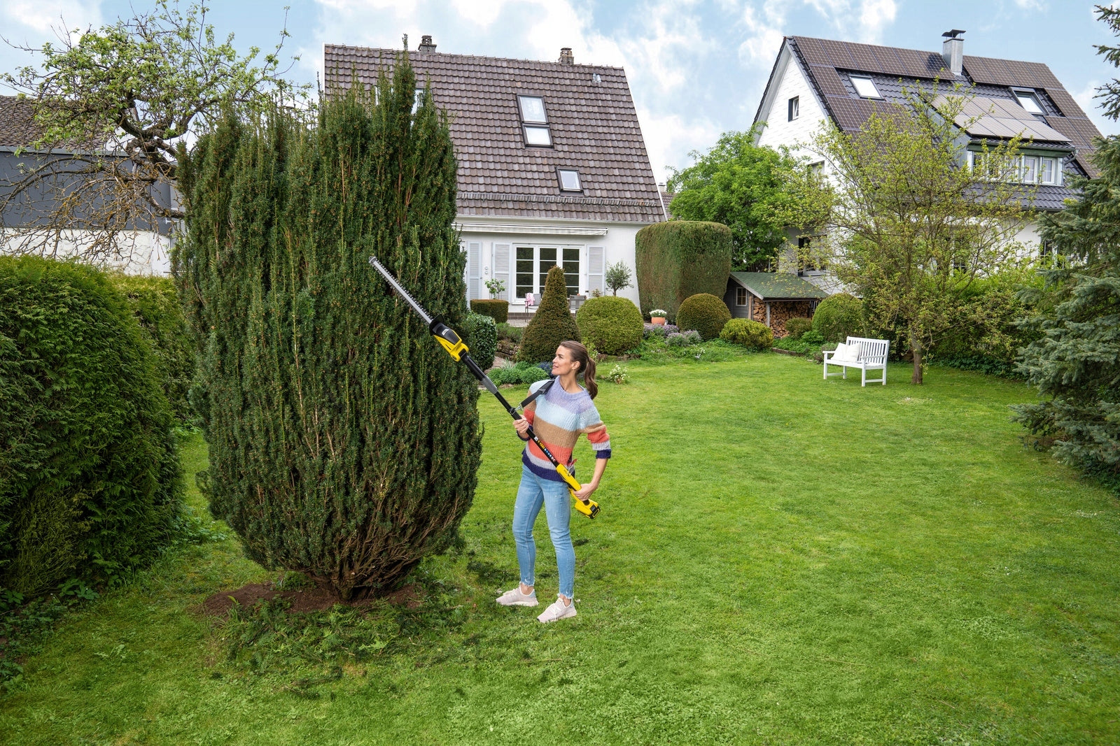 HEDGE TRIMMER KARCHER PHG 18-45 BATTERY FULL Battery capacity 5 Ah