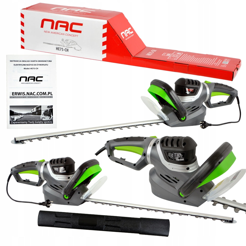 HEDGE TRIMMER NAC 750 IN CUTTING BLADE 61 CM ROTATING HANDLE STRONG