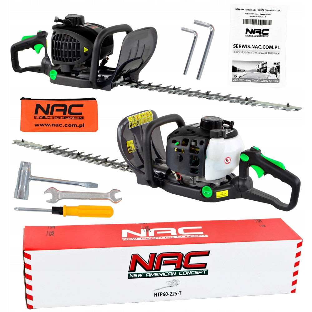 HEDGE TRIMMERS COMBUSTION NAC 0,9 KM CUTTING BLADE 60 CM ROTATING HANDLE