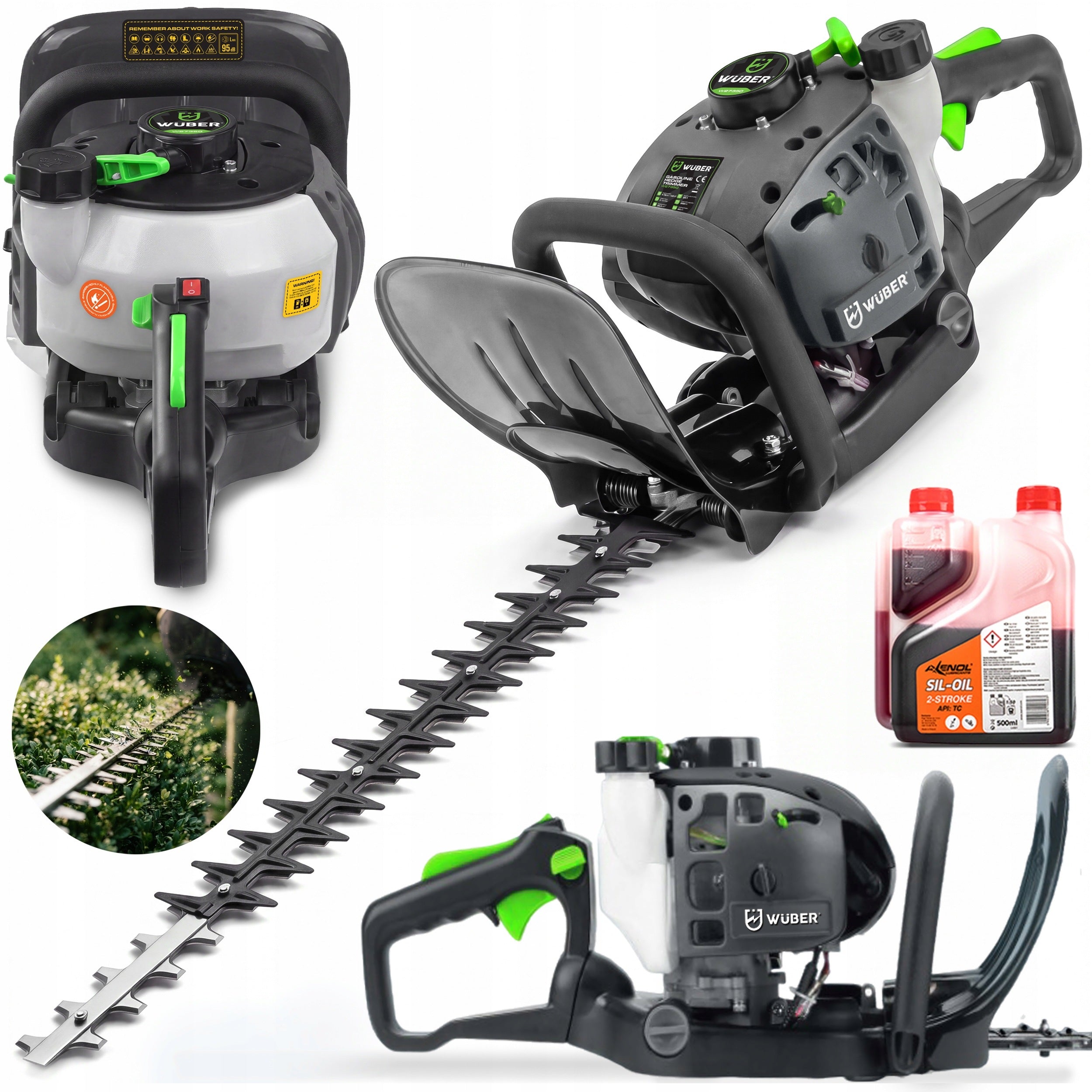 HEDGE TRIMMERS COMBUSTION SAW FOR BUSH BRANCHES ANTI-VIBRATION. HANDLE STRONG
