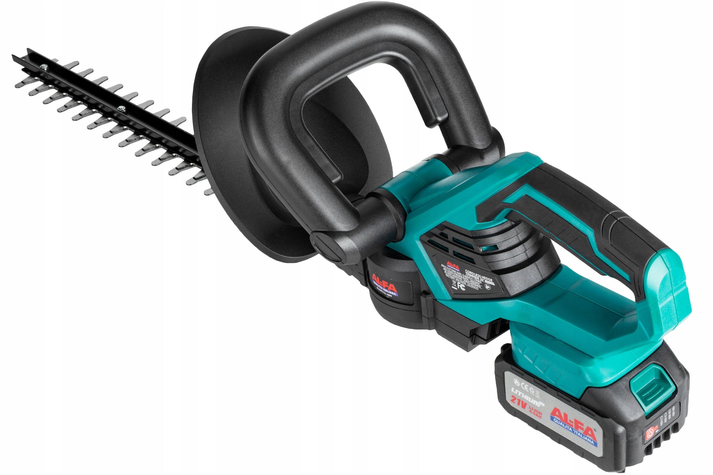 HEDGE TRIMMERS CORDLESS Garden Shears Cutting Shrubs 2 BATTERIES Brand AL-FA