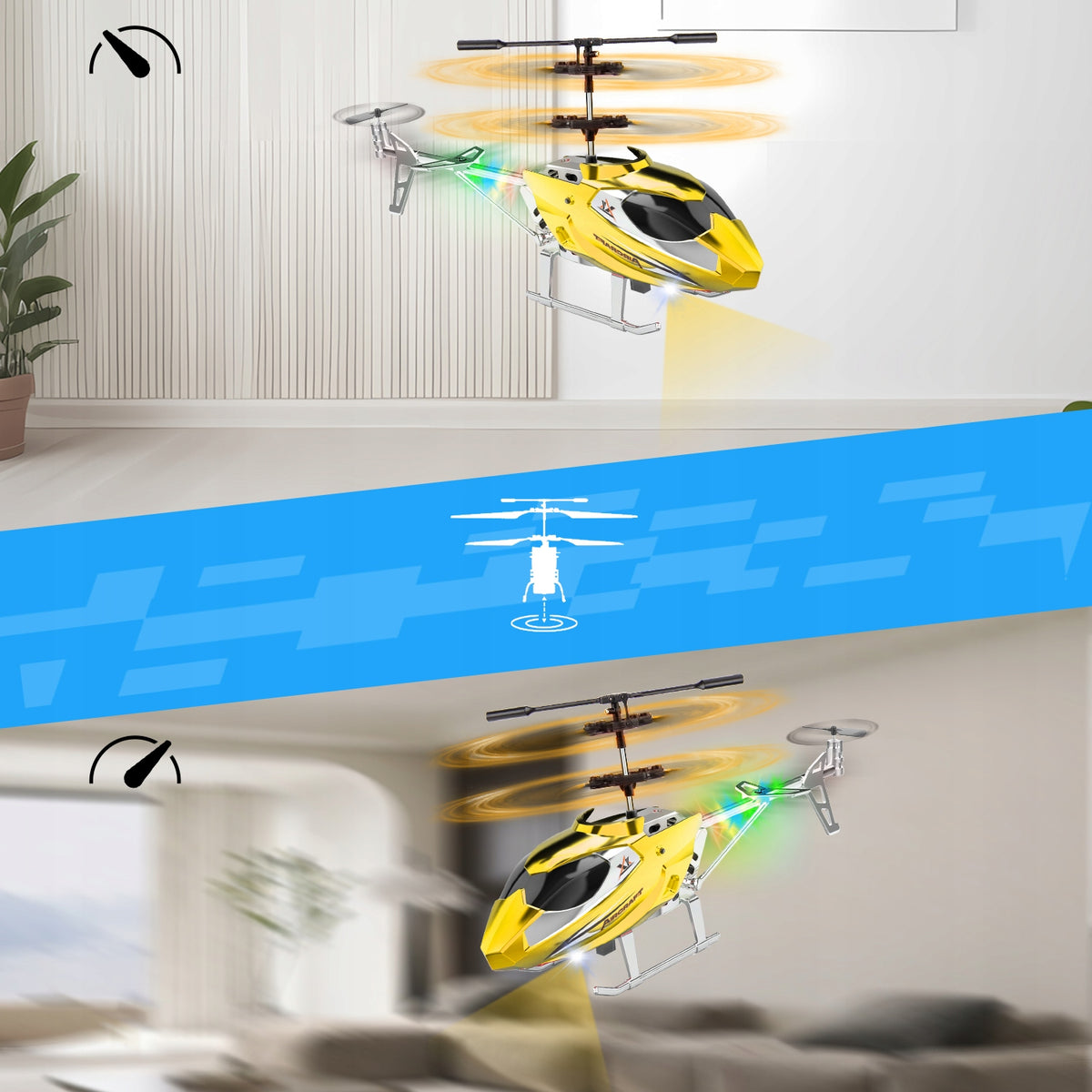 HELICOPTER REMOTE CONTROLLED AIRCRAFT RC FOR PILOT GIFT HELICOPTER WITH LED Brand TERRAMUS
