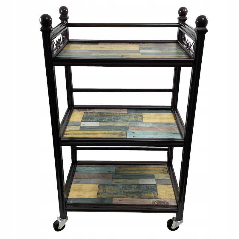HELPER COSMETIC TABLE HAIRDRESSER BARBER TROLLEY FOR LIVING ROOM 3SHELVES OLD EAN (GTIN) 5904734112570