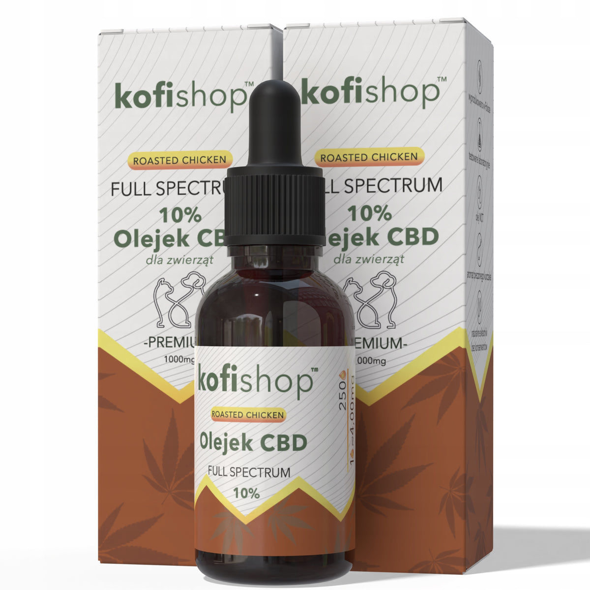 HEMP OIL CBD 10% | CHICKEN | FULL SPECTRUM |FOR PET CAT DOG Packaging status original