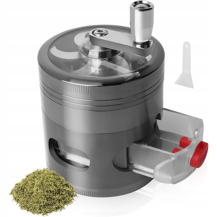 HERB GRINDER WITH CRANK, SPICE GRINDER WITH CINNAMON SCRAPER Brand no brand