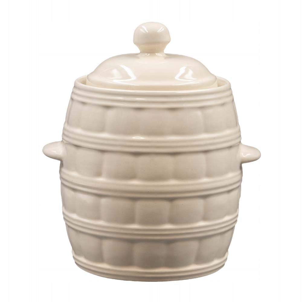 HERMETIC BARREL WITH FLANGE AND LID 5L CREAM Manufacturer code 5L