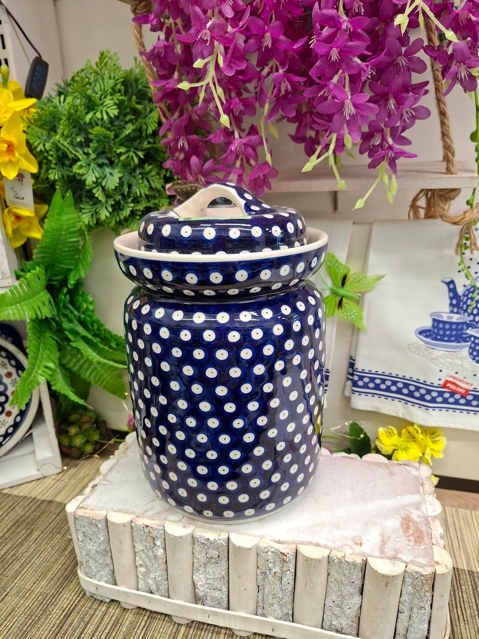 HERMETIC POT 3,5 L ARTISTIC CERAMICS BOLESŁAWIEC DEK 70A GAT 2