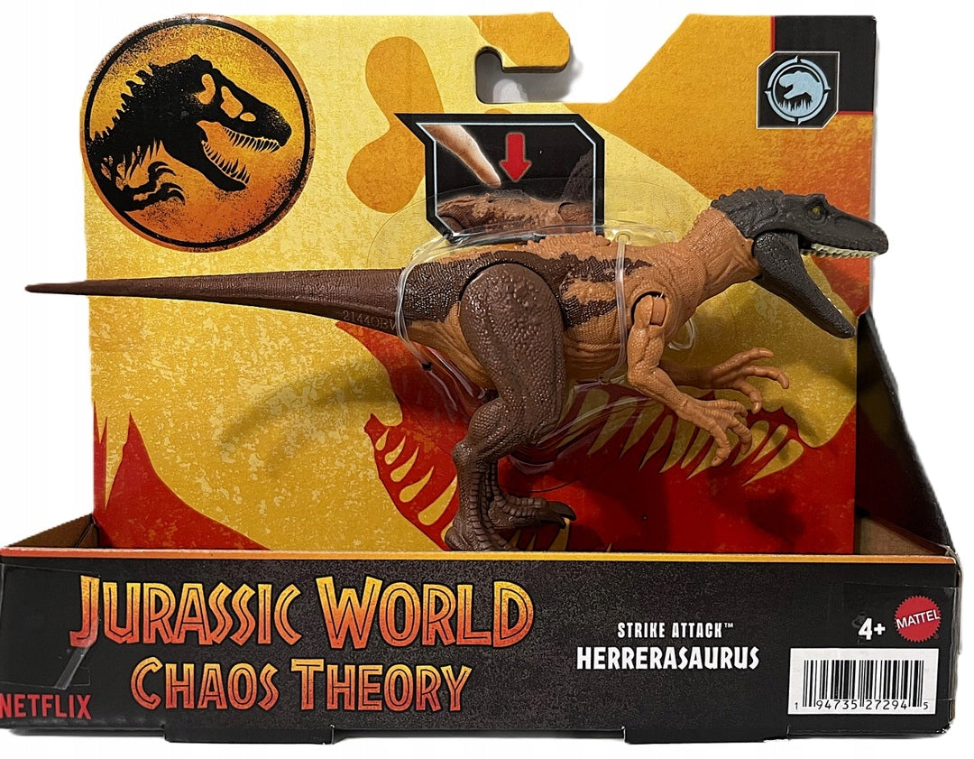 HERRERASAURUS Chaos Theo Dinosaur Figurine 18cm Jurassic World Jurassic Park