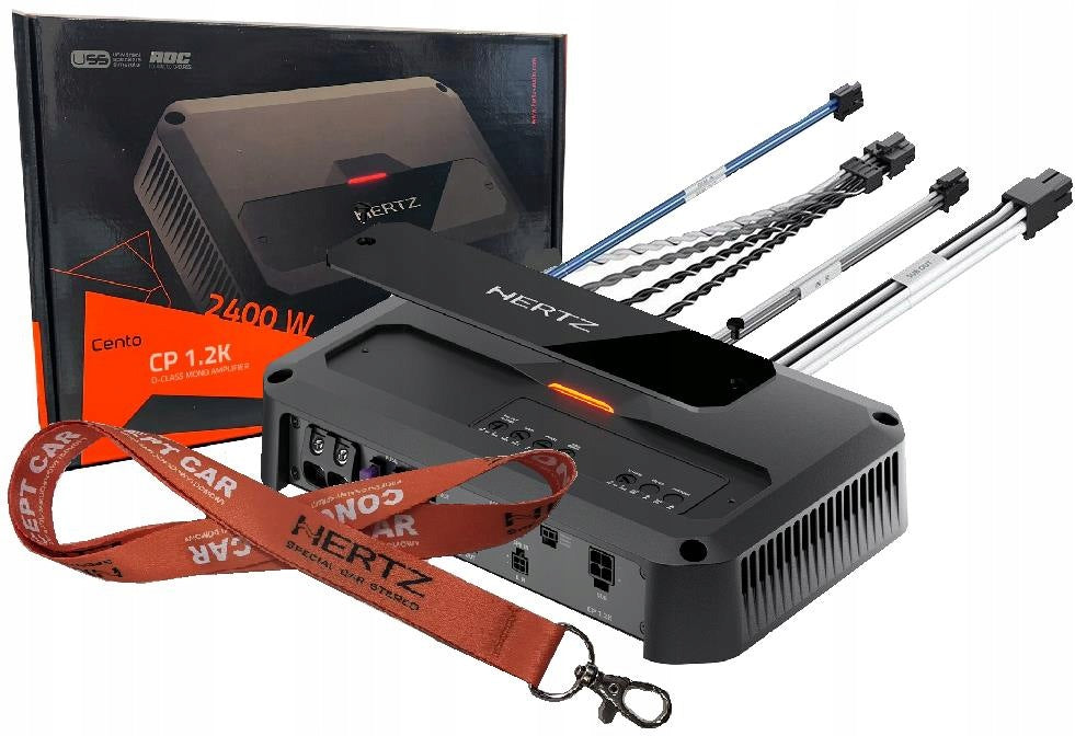 HERTZ CENTO CP 1.2K 1 CAN. CAR AMPLIFIER 1200W / HI-RES / + LANYARD