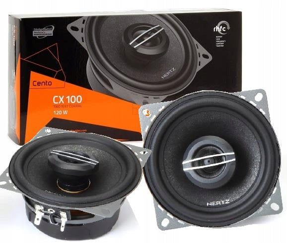 HERTZ CENTO CX 100 / 100MM /TWO-WAY SPEAKERS /120WATT STRONG JUICY BASS