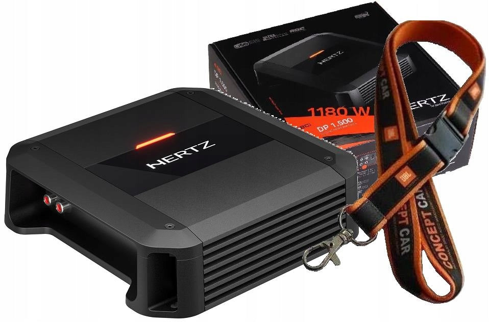 HERTZ DP 1.500 - 1 CHANNEL CAR AMPLIFIER / 590W / + LANYARD