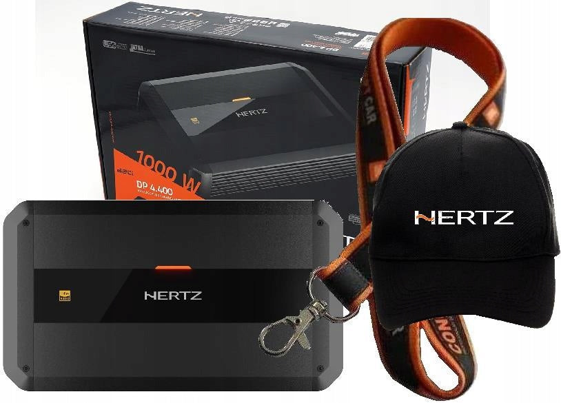 HERTZ DP 4.400 - 4 CHANNEL CAR AMPLIFIER / 500W + CAP