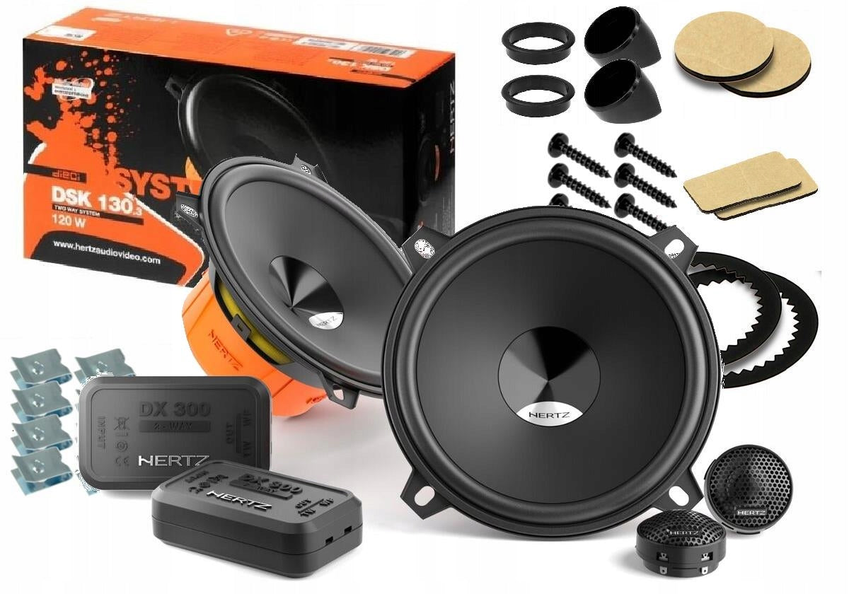 HERTZ DSK 130.3 13cm SYSTEM BASS SPEAKERS + TWEETERS - 120WATT EAN (GTIN) 8018823104128