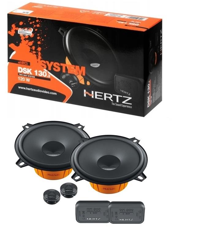 HERTZ DSK 130.3 13cm SYSTEM BASS SPEAKERS + TWEETERS - 120WATT