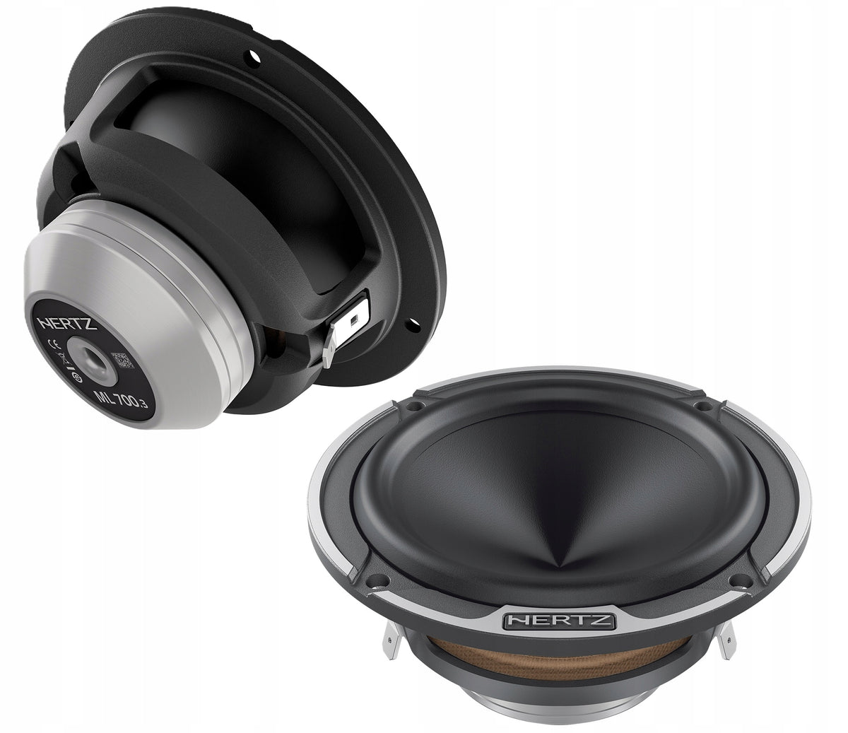 HERTZ ML 700.3 LEGEND 70mm Midrange 100W Pair | HIGH-END Clear Sound