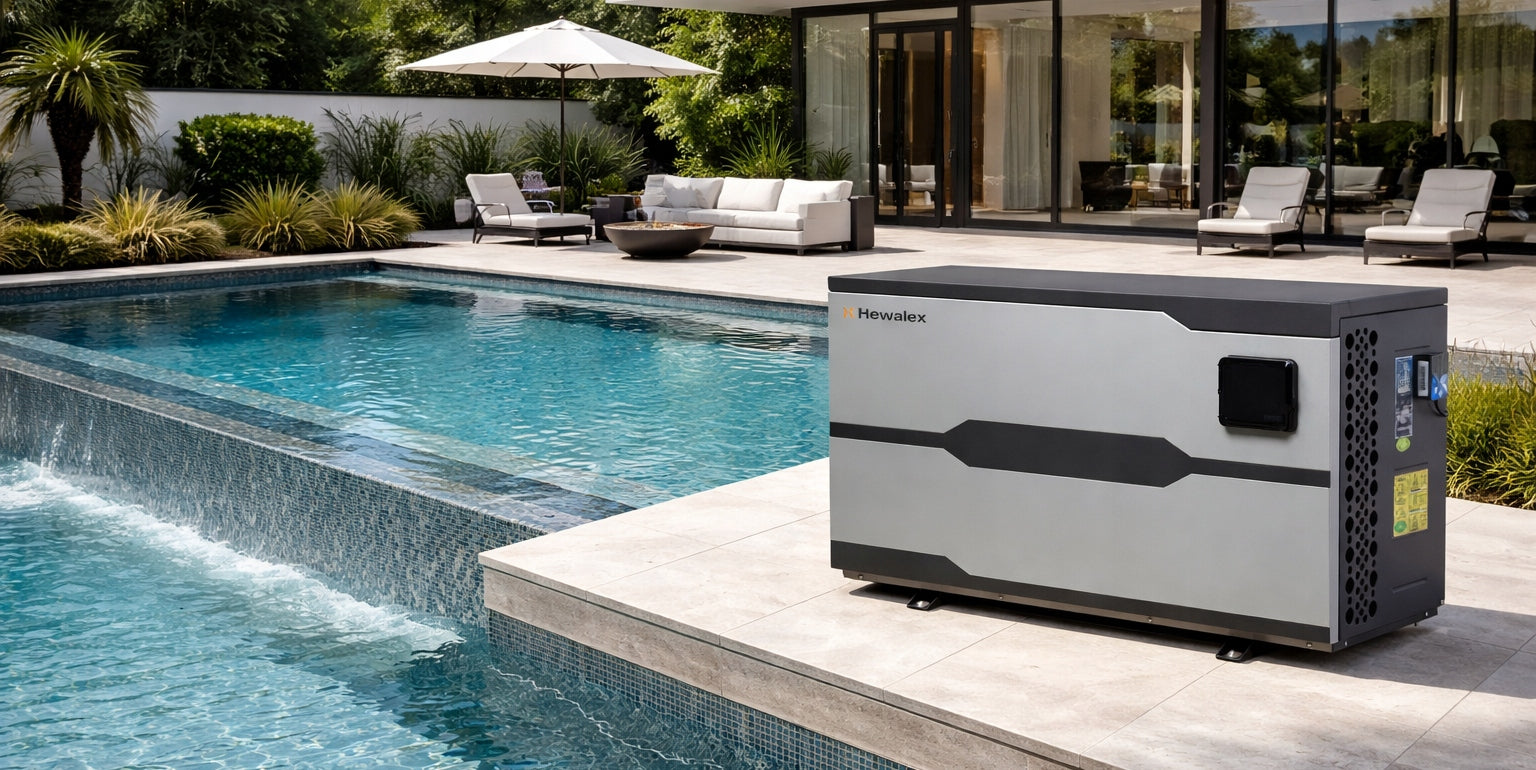 HEWALEX PCWBi 17,8 kW kw-B HEAT PUMP FOR POOL 17,8kw + BAJPAS Bypass Brand Hewalex