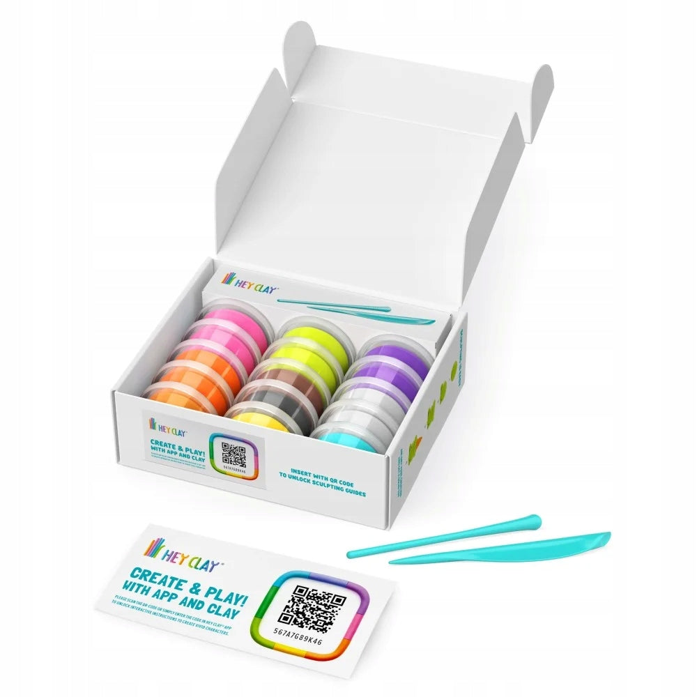 HEY CLAY MODELING CLAY PLAYDOUGH ICE CREAM creative set for children +3 years Packaging status original