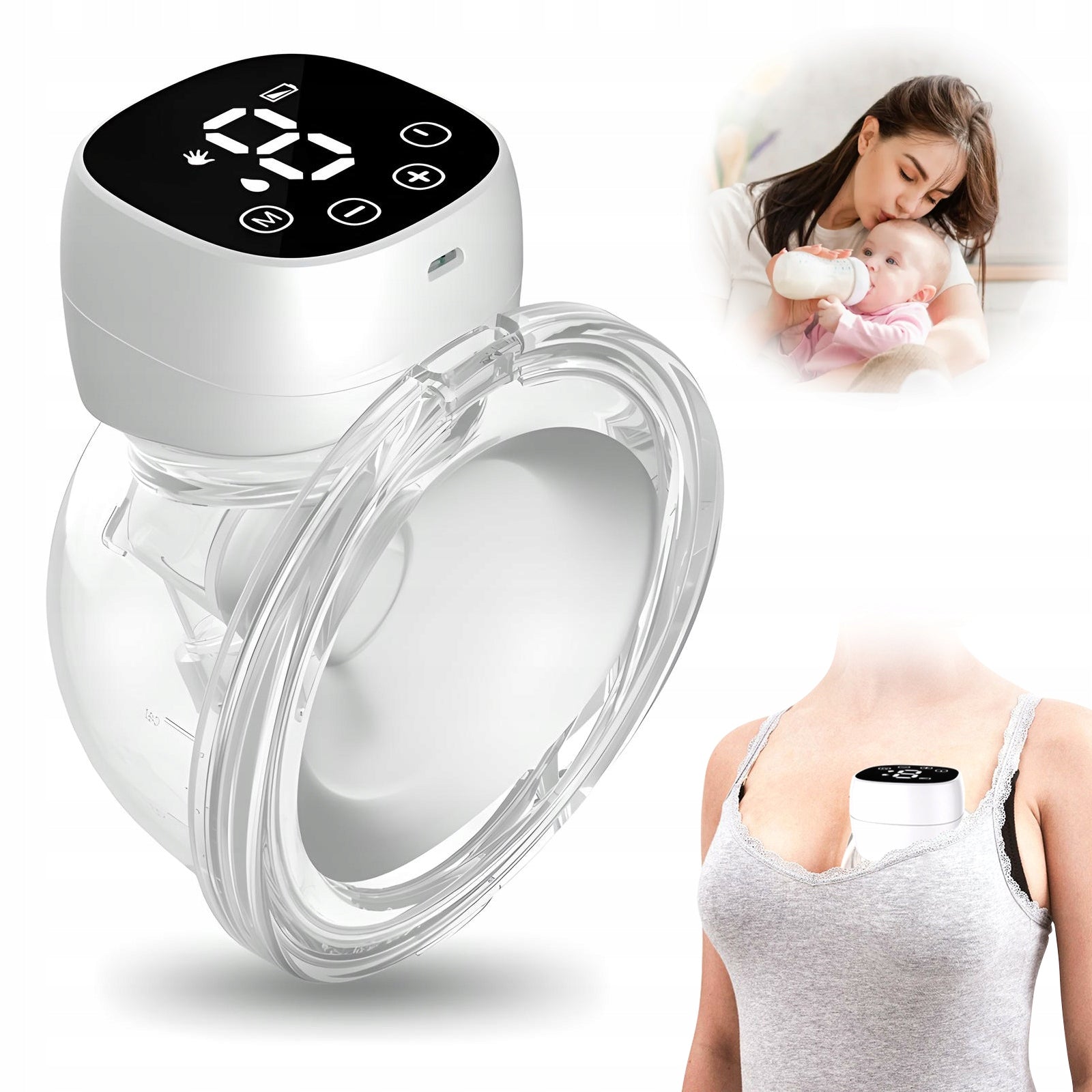 HEYLAD Cordless Hands-Free Electric Breast Pump EAN (GTIN) 0887484176809