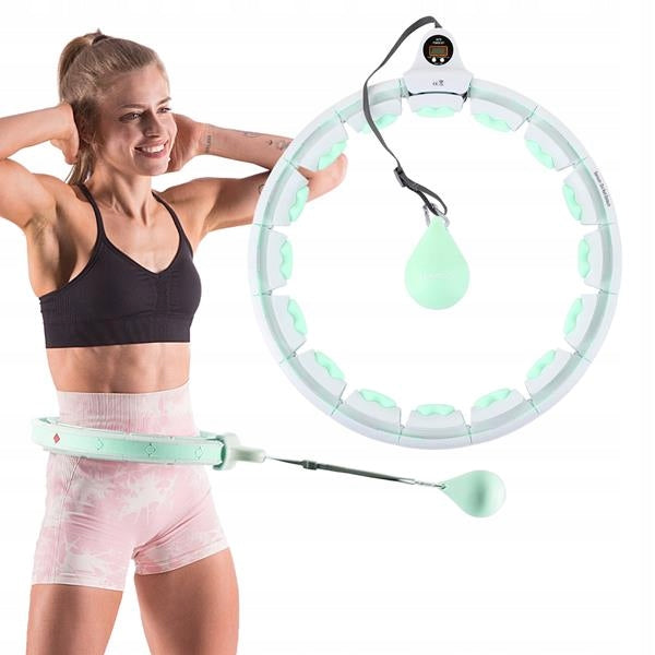 HHW06 HULA HOOP GREEN WITH PROJECTIONS AND WEIGHT + COUNTER HMS Manufacturer code 17-44-560