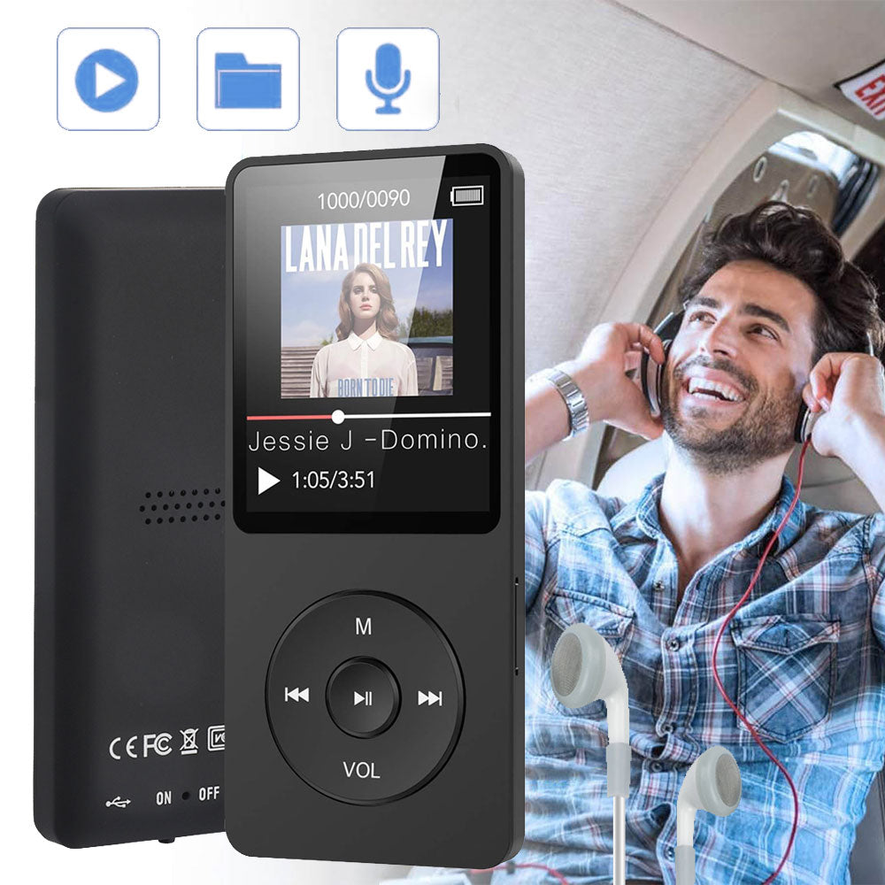 HI-FI MP3 PLAYER BLUETOOTH VOICE RECORDER EBOOK LCD WITH 16GB MEMORY CARD Packaging status original