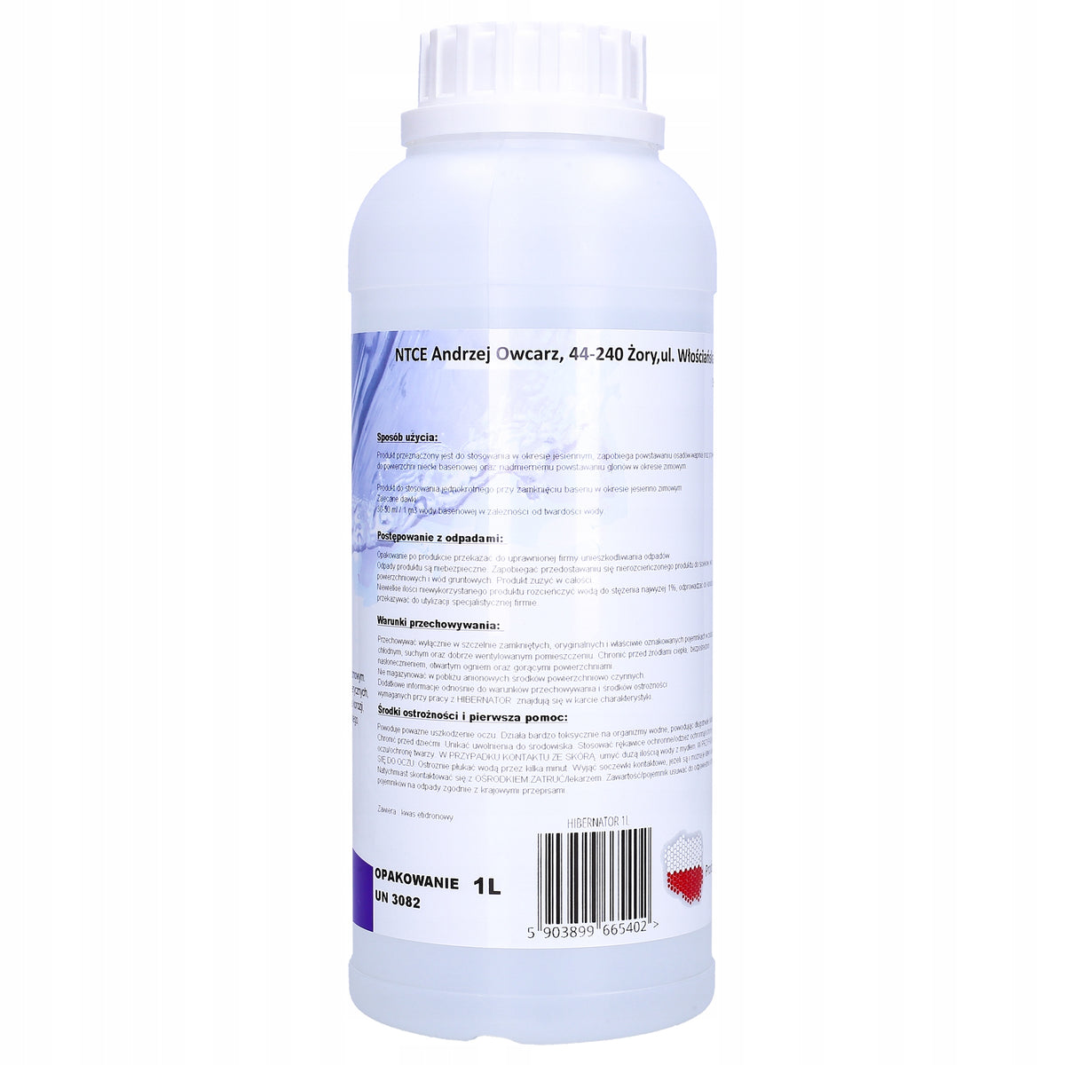 HIBERNATOR 1L WINTERING LIQUID FOR SWIMMING POOL CHEMISTRY FOR WINTER WINTERING Packaging status original