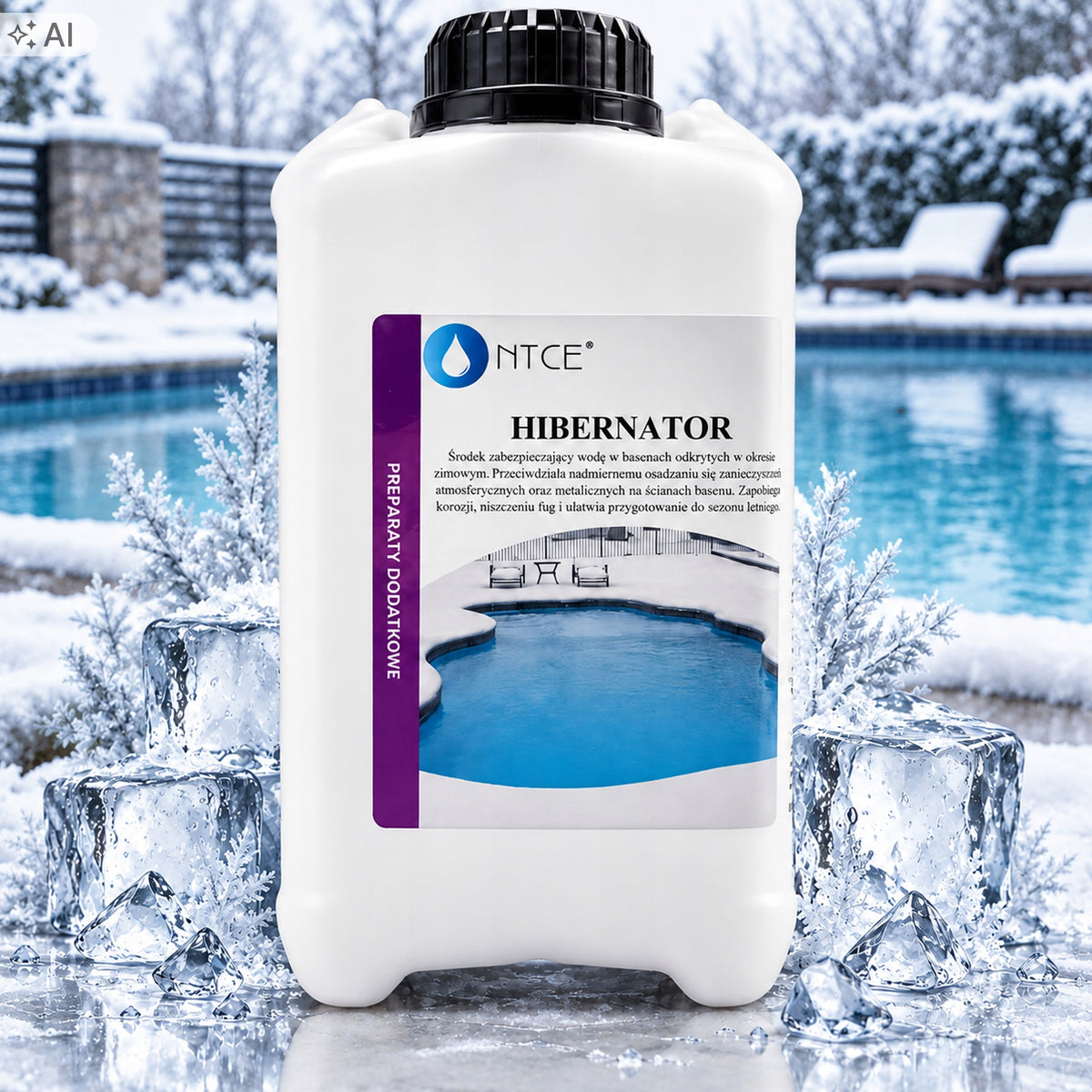 HIBERNATOR 3,2KG WINTERING LIQUID FOR SWIMMING POOL CHEMISTRY FOR WINTER WINTERING Packaging status original