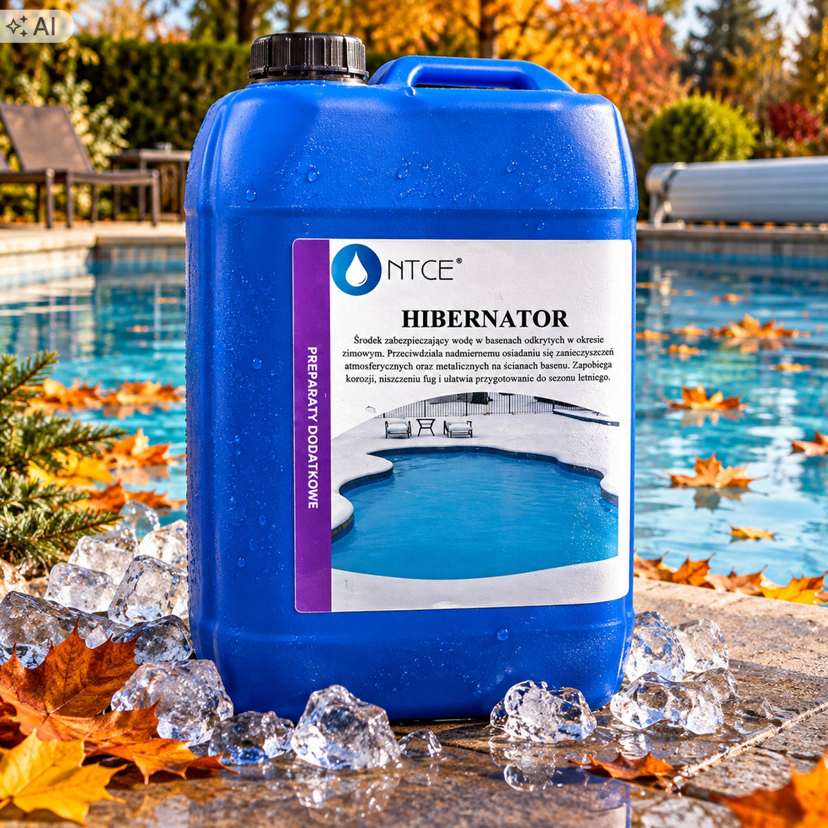 HIBERNATOR 5KG WINTERING LIQUID FOR SWIMMING POOL CHEMISTRY FOR WINTER WINTERING Packaging status original