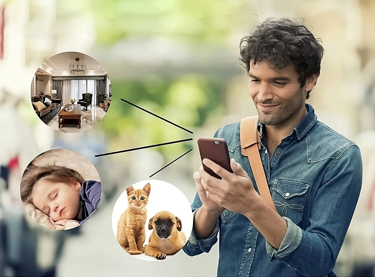 HIDDEN CAMERA WiFi SPY EXTENSION CABLE MINI DETECTION LIVE VIEW Packaging status original