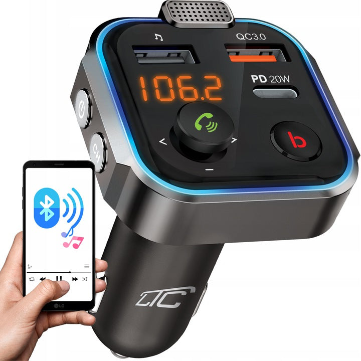 HIGH QUALITY FM TRANSMITTER FAST CHARGER