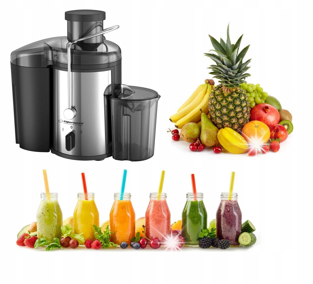 HIGH SPEED JUICER INOX CITRUS JUICER STRONG