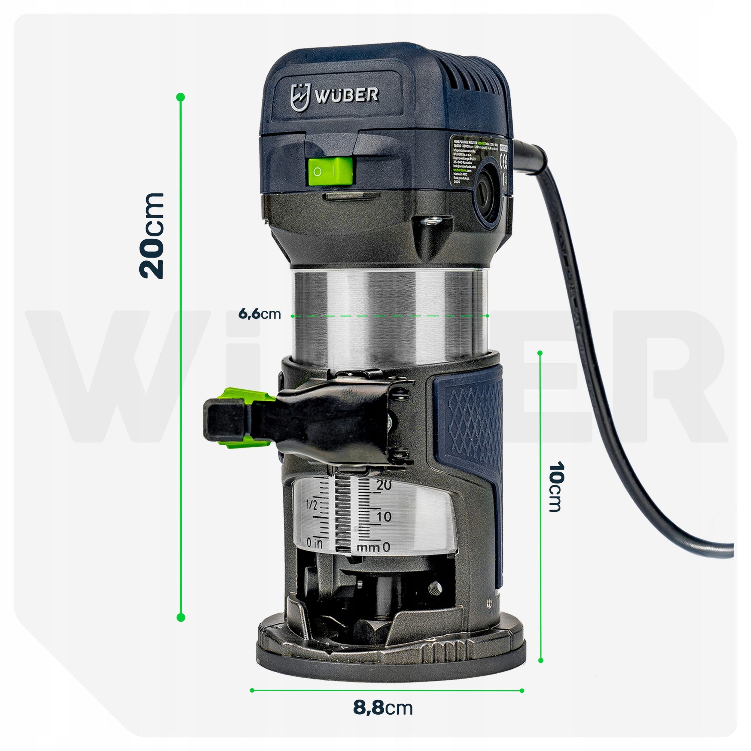 HIGH SPINDLE WOOD MILLING MACHINE ROTATION ADJUSTABLE CUTTING MACHINE SET Maximum power 710 W