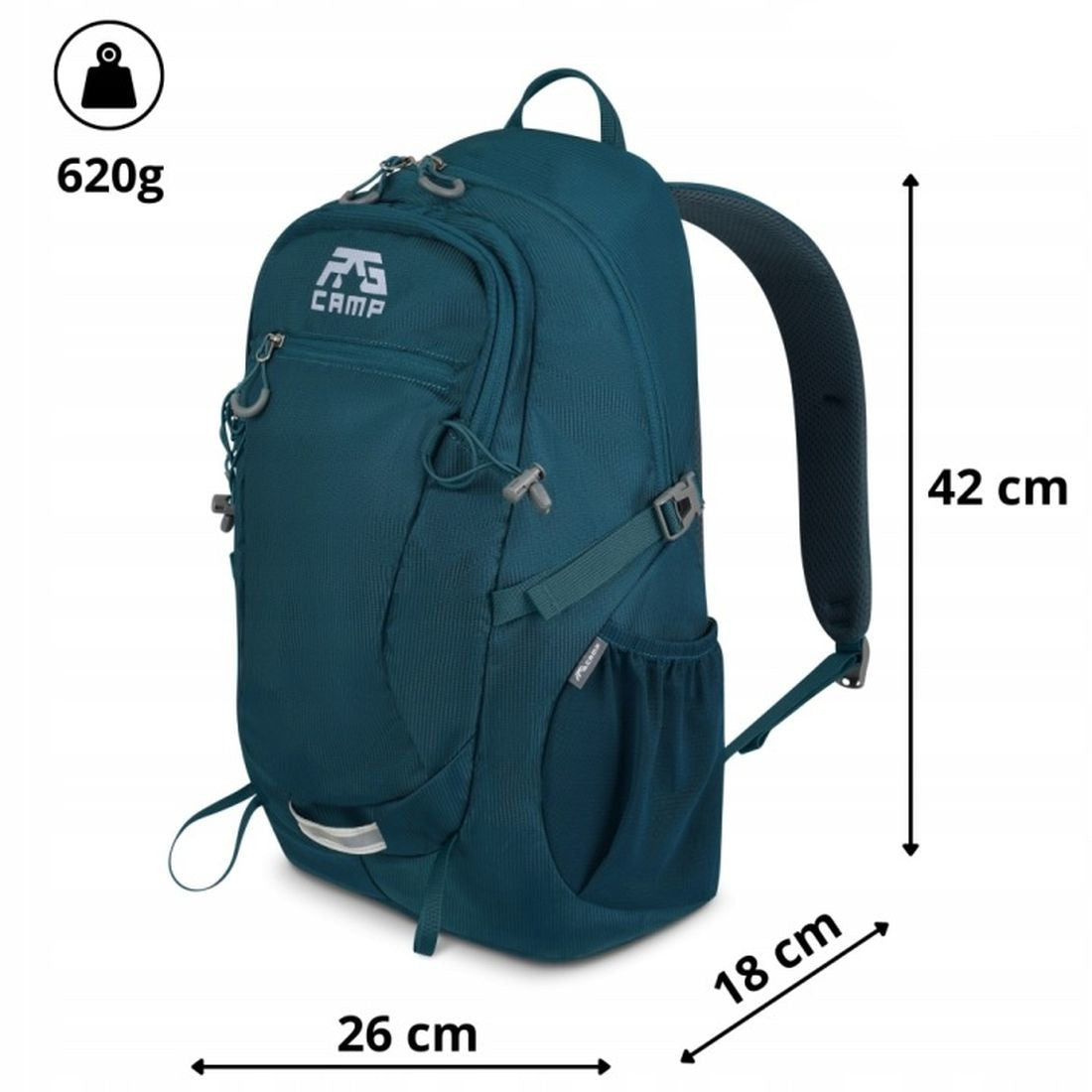 HIKING BACKPACK 20L RG CAMP SMALL TREKKING IN UNISEX MOUNTAINS Brand RG Camp