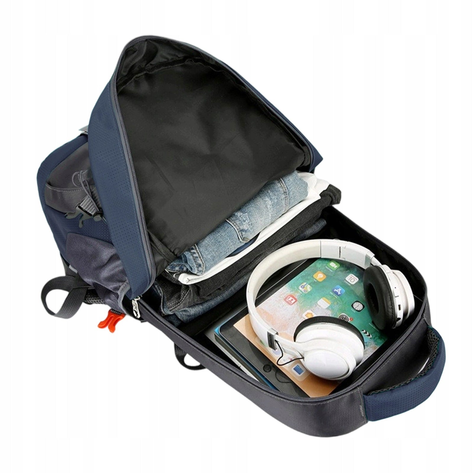 HIKING BACKPACK FOR TRIP TO THE MOUNTAINS COMFORTABLE 60L SURVIVAL BIVOUAC Packaging status original