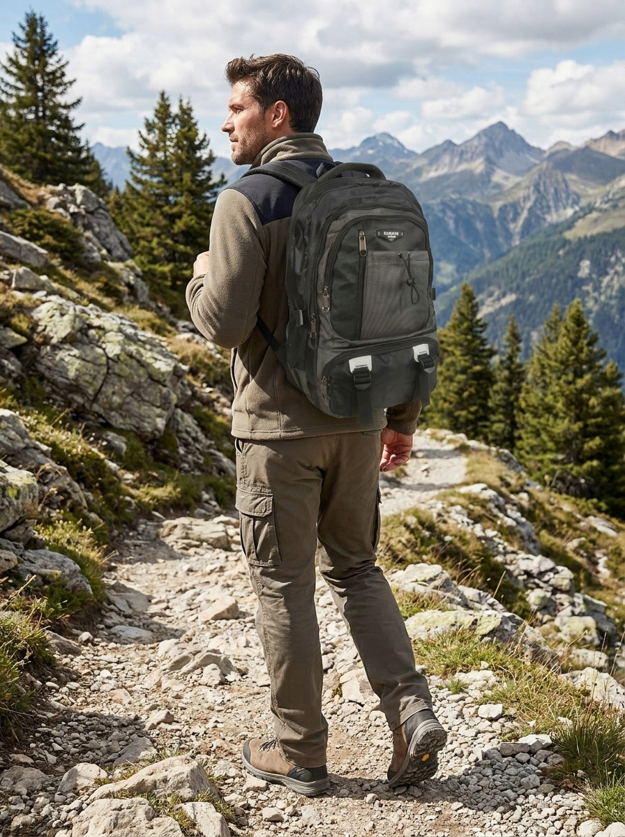 HIKING BACKPACK LARGE IN TREKKING MOUNTAINS FOR HIKING WATERPROOF Manufacturer code Tur2kolduz