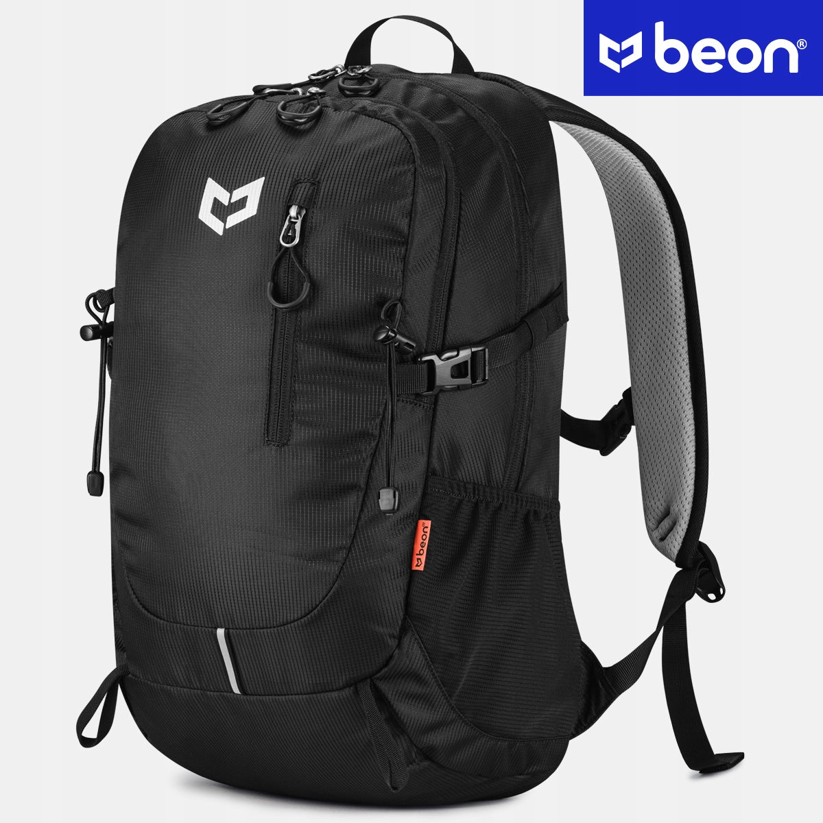 HIKING BACKPACK TREKKING MOUNTAIN IN THE MOUNTAINS 25L MEN'S WOMEN'S STRONG BLACK Color black