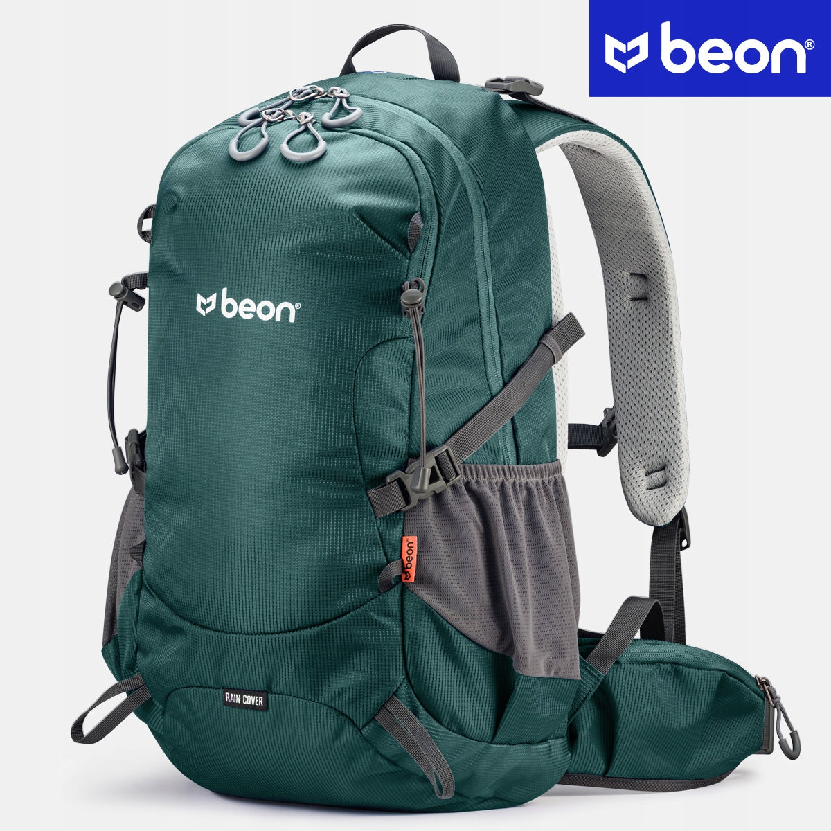 HIKING BACKPACK TREKKING MOUNTAIN IN THE MOUNTAINS 30L MEN'S WOMEN'S STRONG Color green