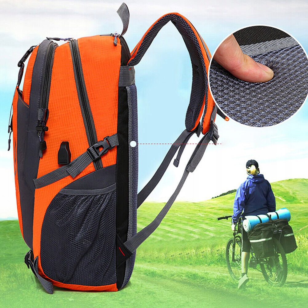 HIKING BACKPACK TREKKING MOUNTAIN IN THE MOUNTAINS 30L MEN'S WOMEN'S STRONG ORANGE Packaging status original