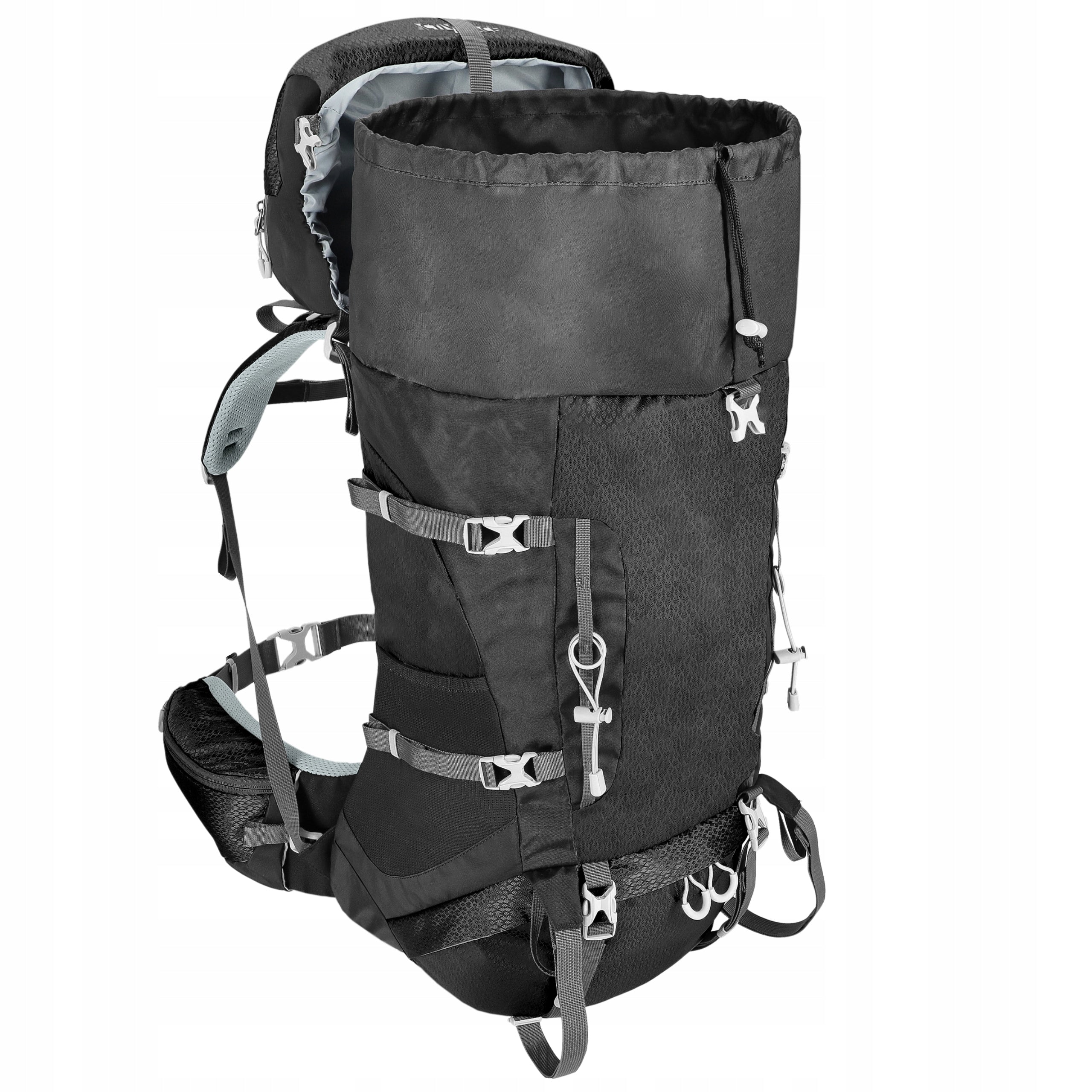 HIKING BACKPACK TREKKING MOUNTAIN IN THE MOUNTAINS 60L MEN'S WOMEN'S STRONG BLACK Manufacturer code 5904183608235