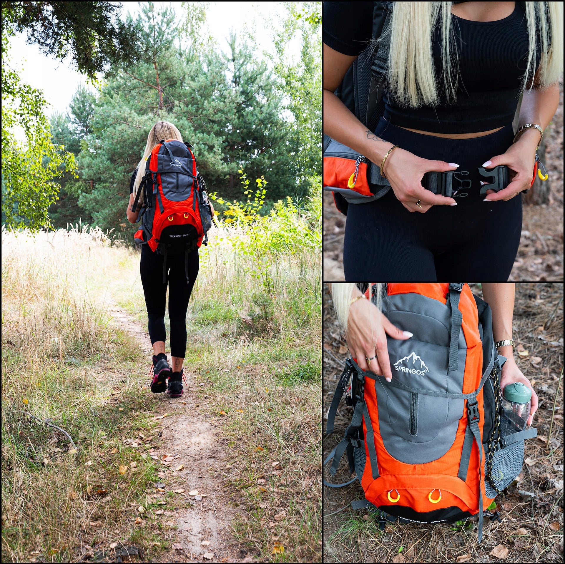 HIKING BACKPACK TREKKING MOUNTAIN IN THE MOUNTAINS 70L MEN'S WOMEN'S STRONG CAMPING Packaging status original