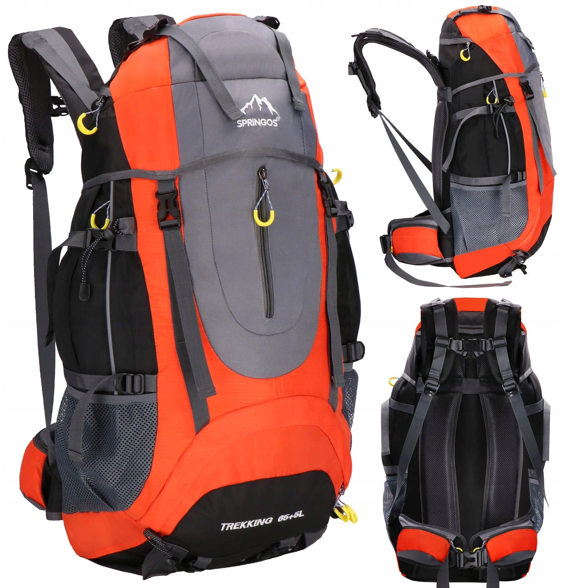 HIKING BACKPACK TREKKING MOUNTAIN IN THE MOUNTAINS 70L MEN'S WOMEN'S STRONG CAMPING