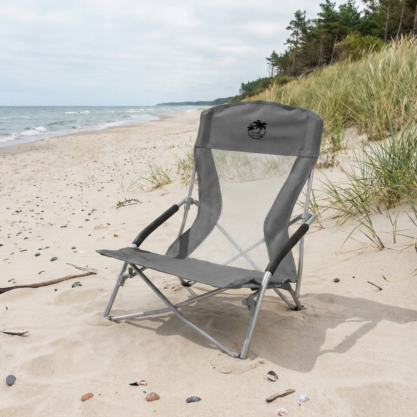 HIKING CHAIR FOLDING BEACH CAMPING LOUNGER FOR FISHING BEACH Packaging status original