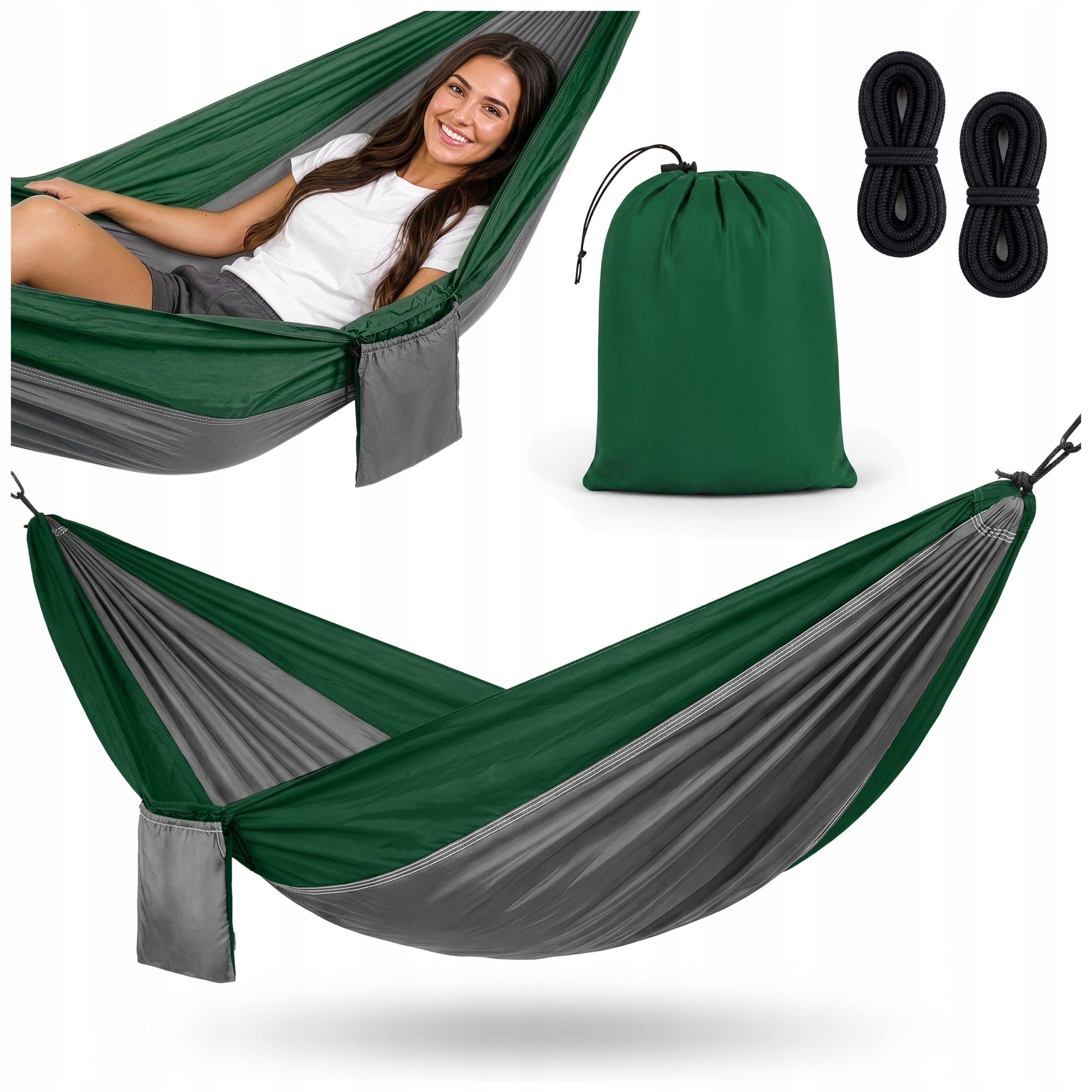 HIKING HAMMOCK PORTABLE TRAVEL SURVIVAL ULTRA LIGHTWEIGHT LARGE GARDEN